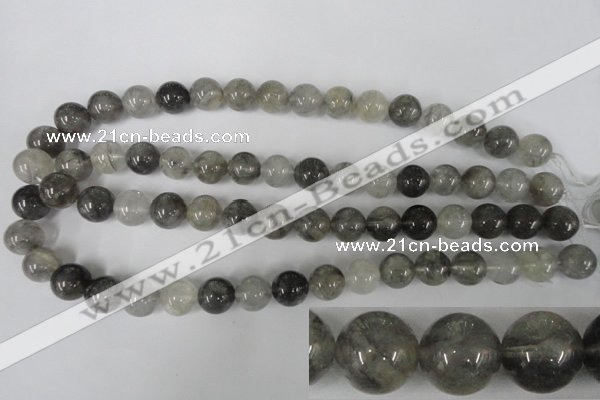 CCQ304 15.5 inches 12mm round cloudy quartz beads wholesale