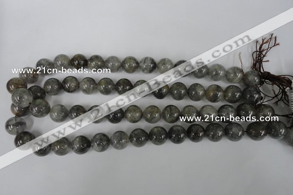 CCQ305 15.5 inches 14mm round cloudy quartz beads wholesale