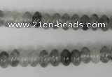 CCQ326 15.5 inches 5*8mm rondelle cloudy quartz beads wholesale