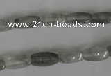 CCQ355 15.5 inches 6*12mm cuboid cloudy quartz beads wholesale