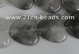 CCQ384 15.5 inches 20*20mm heart cloudy quartz beads wholesale