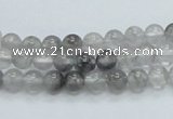 CCQ50 15.5 inches 6mm round cloudy quartz beads wholesale