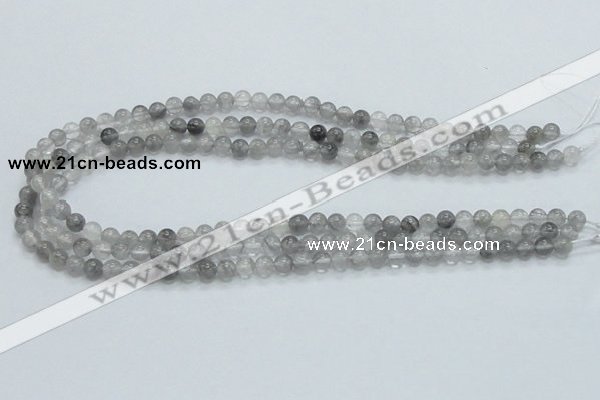 CCQ50 15.5 inches 6mm round cloudy quartz beads wholesale