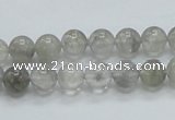 CCQ51 15.5 inches 8mm round cloudy quartz beads wholesale