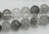 CCQ52 15.5 inches 10mm round cloudy quartz beads wholesale