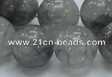 CCQ56 15.5 inches 20mm round cloudy quartz beads wholesale