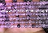 CCQ588 15.5 inches 4mm round cloudy quartz beads wholesale