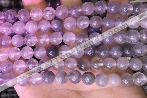 CCQ590 15.5 inches 8mm round cloudy quartz beads wholesale