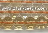 CCR345 15.5 inches 6mm round natural citrine beads wholesale