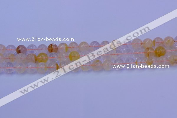 CCR363 15.5 inches 10mm round citrine beads wholesale