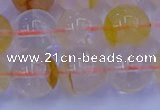 CCR365 15.5 inches 14mm round citrine beads wholesale