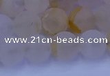 CCR373 15.5 inches 10mm round matte citrine beads wholesale