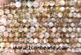 CCR430 15 inches 5mm round citrine beads wholesale