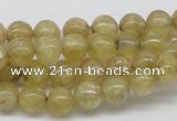 CCR81 15.5 inches 8mm round citrine gemstone beads wholesale