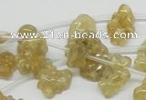 CCR87 15.5 inches 15mm chips citrine gemstone beads wholesale