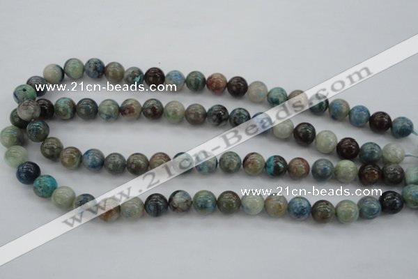 CCS02 15.5 inches 10mm round natural chrysocolla gemstone beads