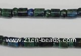 CCS152 15.5 inches 4*6mm rondelle & 6*7mm tube dyed chrysocolla beads