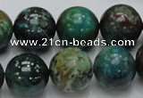 CCS16 15.5 inches 16mm round natural chrysocolla gemstone beads