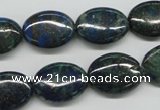 CCS166 15.5 inches 13*18mm oval dyed chrysocolla gemstone beads