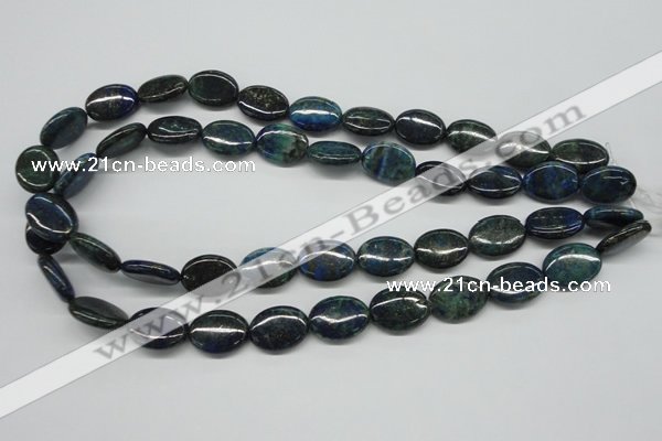 CCS166 15.5 inches 13*18mm oval dyed chrysocolla gemstone beads