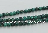 CCS201 15.5 inches 4mm round natural Chinese chrysocolla beads