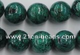 CCS206 15.5 inches 14mm round natural Chinese chrysocolla beads