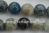 CCS22 15.5 inches 14mm round natural chrysocolla gemstone beads