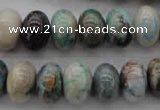 CCS27 15.5 inches 10*14mm rondelle natural chrysocolla gemstone beads