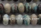 CCS28 15.5 inches 10*16mm rondelle natural chrysocolla gemstone beads