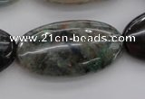 CCS37 15.5 inches 20*40mm oval natural chrysocolla gemstone beads