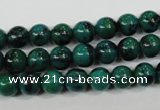 CCS402 15.5 inches 8mm round dyed chrysocolla gemstone beads