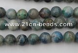 CCS502 15.5 inches 8mm round natural chrysocolla gemstone beads