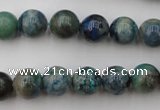 CCS503 15.5 inches 10mm round natural chrysocolla gemstone beads