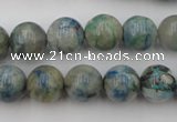 CCS504 15.5 inches 12mm round natural chrysocolla gemstone beads