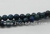 CCS51 16 inches 6mm round dyed chrysocolla gemstone beads wholesale