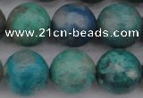 CCS515 15.5 inches 14mm round natural chrysocolla gemstone beads