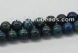 CCS52 16 inches 8mm round dyed chrysocolla gemstone beads wholesale