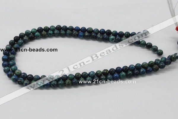 CCS52 16 inches 8mm round dyed chrysocolla gemstone beads wholesale