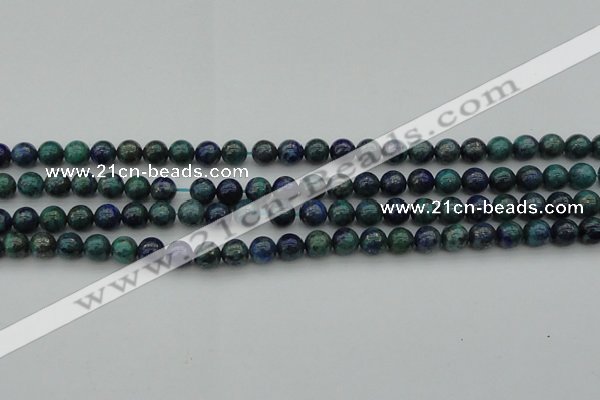 CCS521 15.5 inches 6mm round dyed chrysocolla gemstone beads