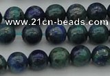 CCS522 15.5 inches 8mm round dyed chrysocolla gemstone beads