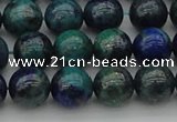 CCS524 15.5 inches 12mm round dyed chrysocolla gemstone beads