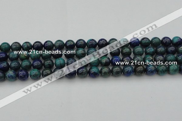 CCS524 15.5 inches 12mm round dyed chrysocolla gemstone beads