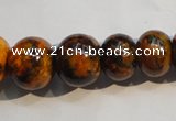 CCS566 15.5 inches 8*10mm - 12*16mm rondelle dyed chrysocolla beads