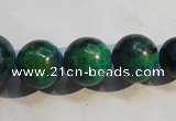 CCS609 15.5 inches 10mm – 20mm round dyed chrysocolla gemstone beads