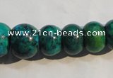 CCS621 15.5 inches 6*10mm – 15*20mm rondelle dyed chrysocolla beads