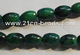 CCS630 15.5 inches 8*12mm rice dyed chrysocolla gemstone beads