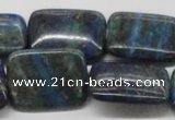 CCS69 16 inches 22*30mm rectangle dyed chrysocolla gemstone beads