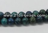 CCS70 15.5 inches 10mm round dyed chrysocolla gemstone beads