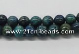 CCS72 15.5 inches 14mm round dyed chrysocolla gemstone beads