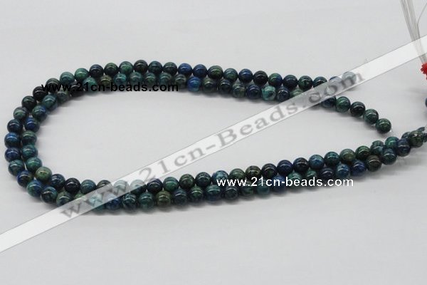 CCS72 15.5 inches 14mm round dyed chrysocolla gemstone beads